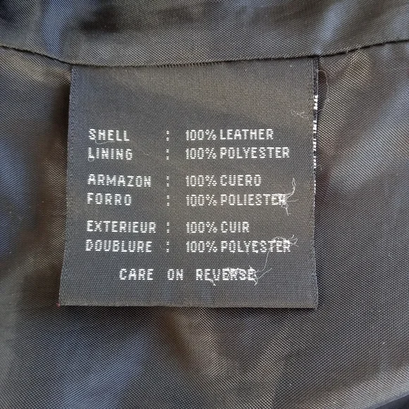 JLC New York Black Leather Jacket Women's Large L Full Zip Outerwear Sleek - Picture 4 of 6